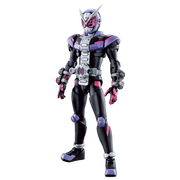 Bandai 2458132 Figure-rise Standard Kamen Rider Zi-O model kit assembled front view