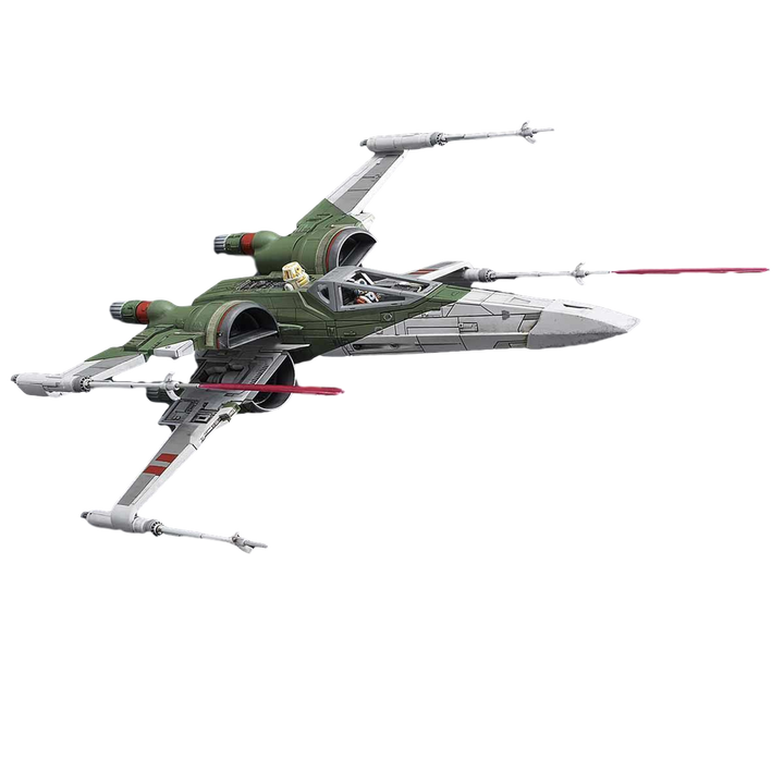 Bandai 2493970 Star Wars The Rise of Skywalker 1/72 X-Wing Fighter model front view