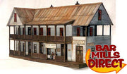 Bar Mills 0151 N scale Idaho Hotel finished model