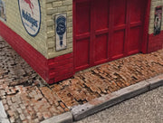 Bar Mills 02020 HO 60-foot weathered brick sidewalk