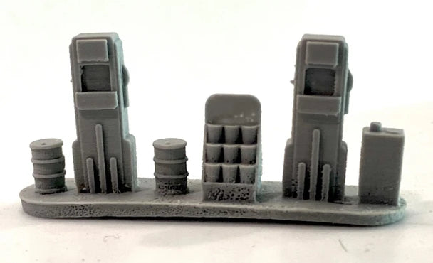 Bar Mills 02041 HO scale gas pump island