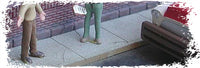 Bar Mills Sidewalks In A Snap, painted manufacturer layout example with figures and vehicle for scenery