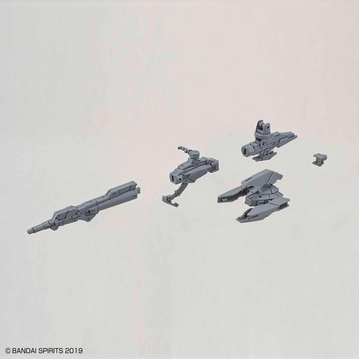 Bandai 30MM W-04 Arm Unit Rifle / Large Claw — accessory parts and display example 1