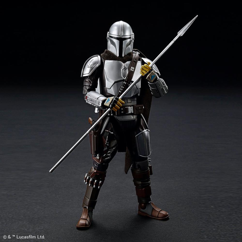 Bandai 1/12 The Mandalorian (Beskar Armor) Silver Coating Ver. Model Kit — product view 1