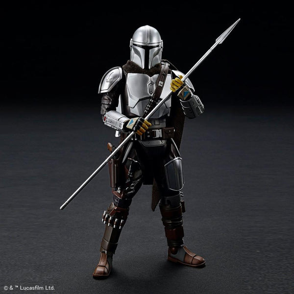 Bandai 1/12 The Mandalorian (Beskar Armor) Silver Coating Ver. Model Kit — product view 1