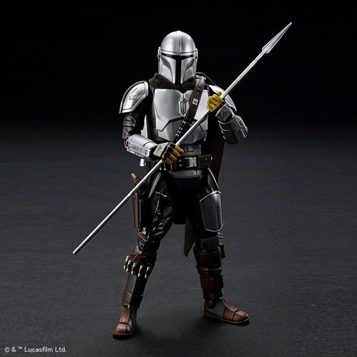 Bandai 1/12 The Mandalorian (Beskar Armor) Silver Coating Ver. Model Kit — product view 1