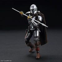 Bandai 1/12 The Mandalorian (Beskar Armor) Silver Coating Ver. Model Kit — product view 4