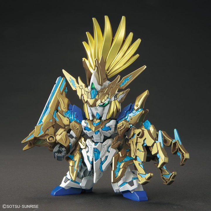 Bandai SD Gundam World Heroes 17 Long Zun Liu Bei Unicorn Gundam Model Kit — product view 1