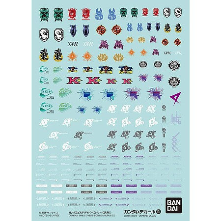 Bandai Gundam Decal No.124 HGBD R Gundam Build Divers Re RISE 1/144 2578993
