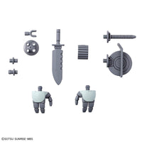 Bandai HG Expansion Parts Set for Demi Trainer — accessory parts and display example 2