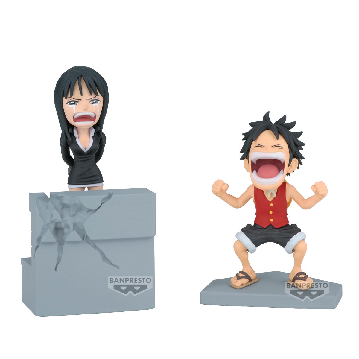 Bandai Spirits One Piece WCF Log Stories Monkey D. Luffy & Nico Robin Figure #BPR28829– product image