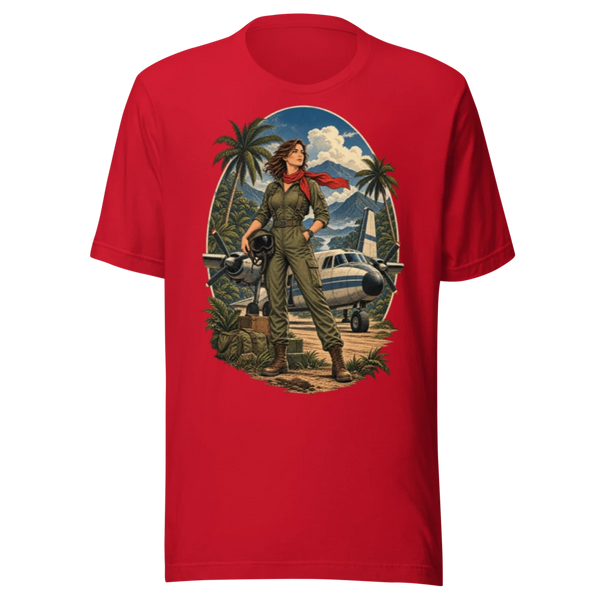 US Service Aviation Heroine 44 T-Shirt product mockup
