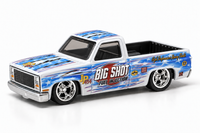 Big Shot Fuel Injection decal application mockup on the regular Hot Wheels ’83 Chevy Silverado single-cab short-bed casting.