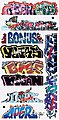 Blair Line 1262 Graffiti Mega Set 13 N Scale