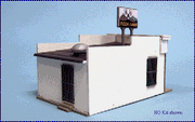 Blair Line HO Pizzaland Restaurant Kit — completed model view 2