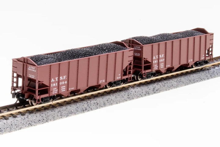 Broadway Limited N Santa Fe H2A 3-Bay Hopper 2-Pack A - product view 1