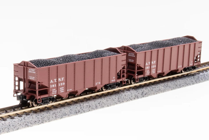 Broadway Limited N Santa Fe H2A 3-Bay Hopper 2-Pack B - product view 1