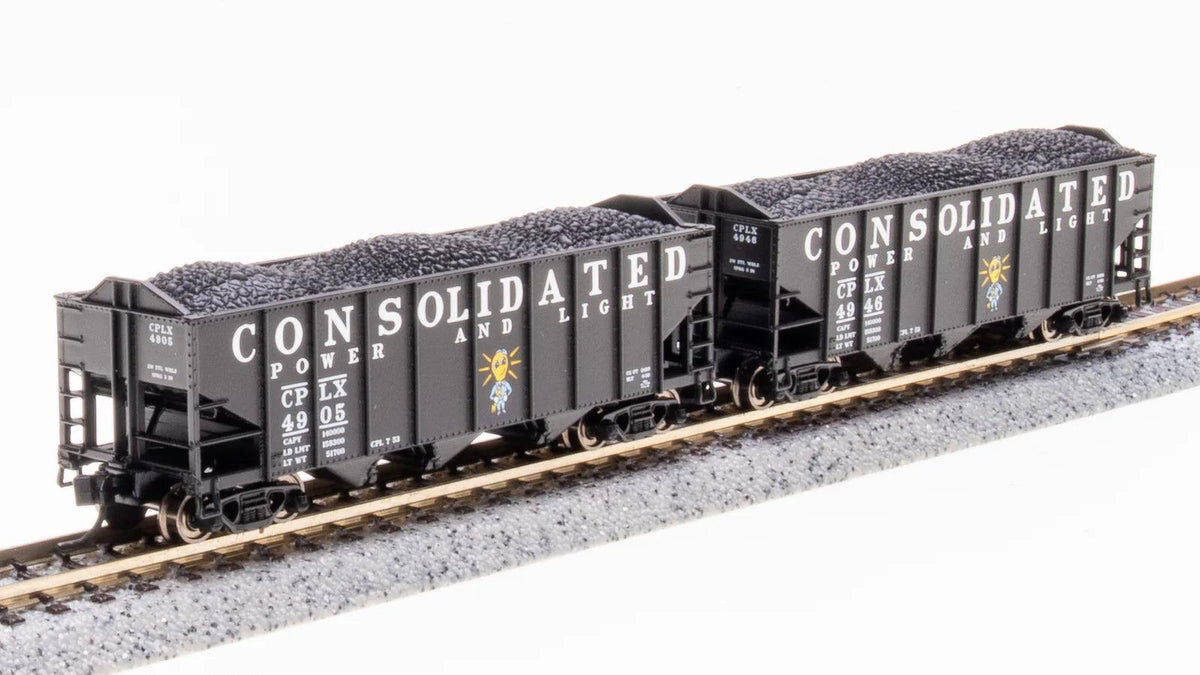 Broadway Limited N Consolidated Power & Light H2A Hopper 2-Pack B - product view 1