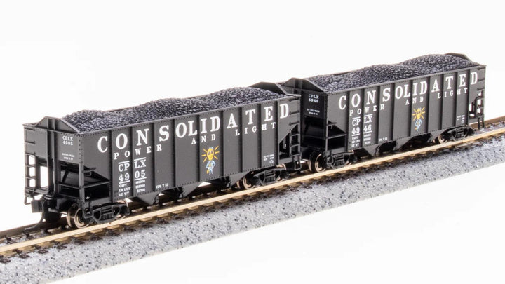 Broadway Limited N Consolidated Power & Light H2A Hopper 2-Pack B - product view 1