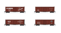 Broadway Limited N New York Central Family 40-Foot Boxcar Set C 4-Pack - product view 1
