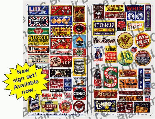Blair Line N Scale Porcelain Advertising Signs No. 2 – 039