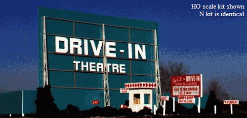 Blair Line N Scale Drive-In Theatre Kit – 068
