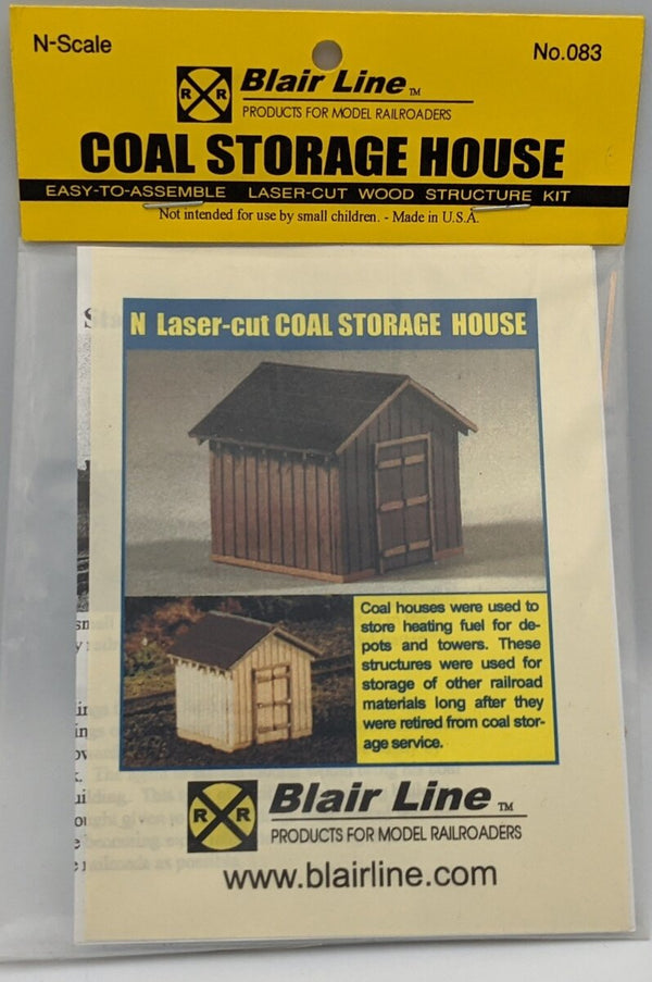 Blair Line N Scale Coal Storage House – 083
