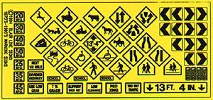 Blair Line HO Scale Warning No. 1 Signs – 105– product image