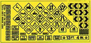 Blair Line HO Scale Warning No. 1 Signs – 105– product image 1