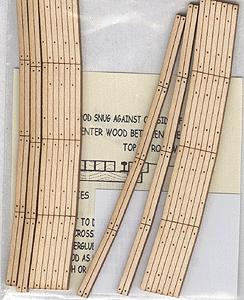 Blair Line HO Scale Wood Curved Grade Crossing – 14–16 in Radius – 125
