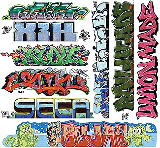 Blair Line 1260 Graffiti Decals Mega Set #11 - N Scale - product image
