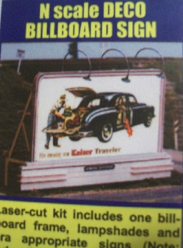 Blair Line 1429 Deco Billboard — N Scale