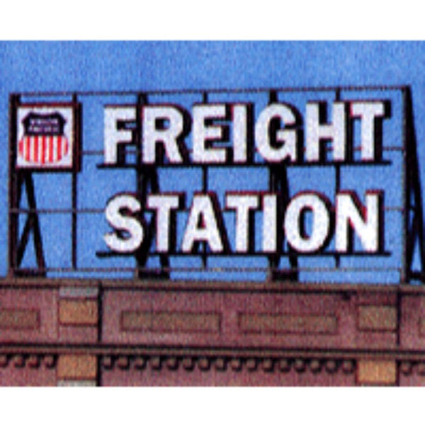 Blair Line 1503 Freight Station Rooftop Sign - Z/N/HO Multi-Scale - product image