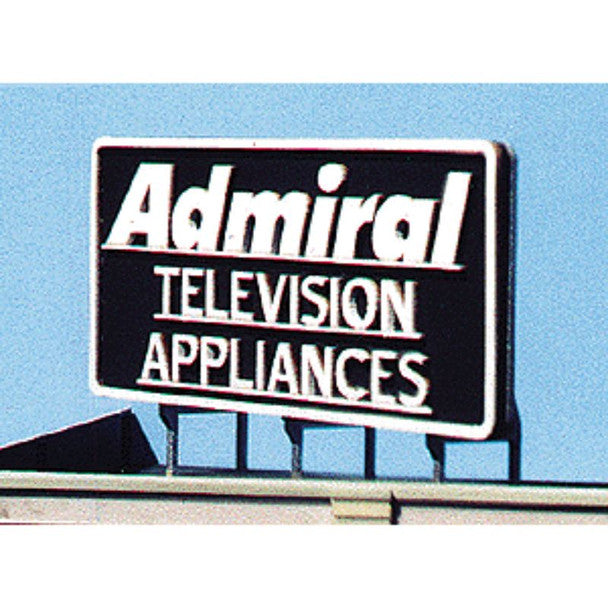 Blair Line 1506 Admiral TV & Appliances Rooftop Sign - Z/N/HO - product image