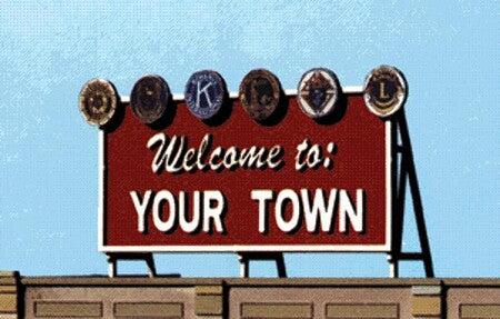Blair Line Welcome to Your Town billboard kit