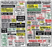 Blair Line 156 Railroad Stations & Depots Advertising Signs - HO Scale - view 4