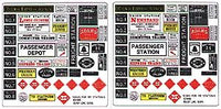 Blair Line 156 Railroad Stations & Depots Advertising Signs - HO Scale - product image