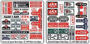 Blair Line HO tavern and liquor store signs 159