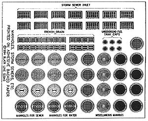 Blair Line HO Scale Manhole Covers – 162