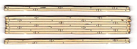 Blair Line HO Scale Wood 2-Lane Straight Crossings – 2 Pack – 165– product image