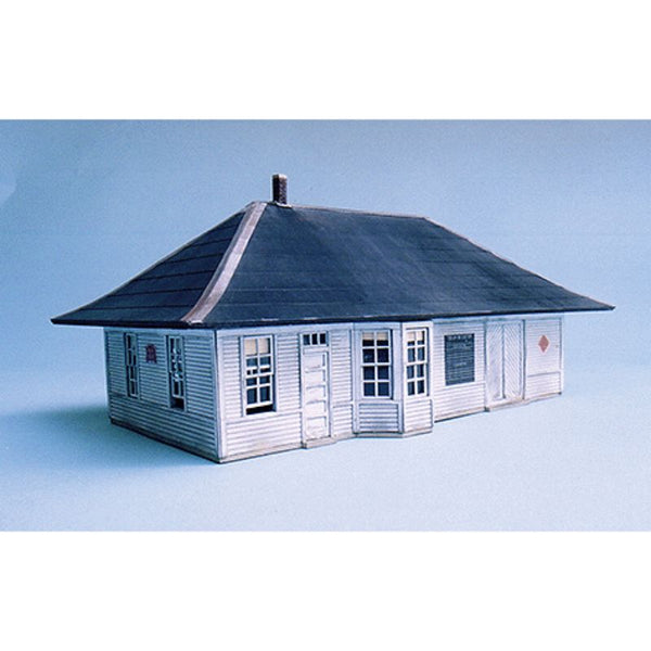 Blair Line HO Scale Gerald Depot, 3-5/16 x 6-3/4" (8.3 x 16.9 cm) – 195 — exact product reference