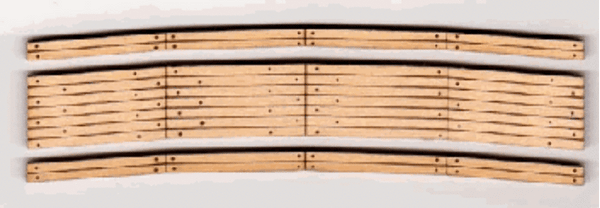 Blair Line 226 Wood Grade Crossing 2Rl 72" Dia O Scale — exact product view