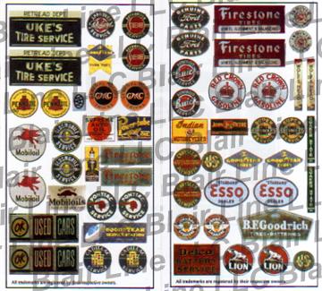 Blair Line O Scale Auto Oil Advertising Sign– product image