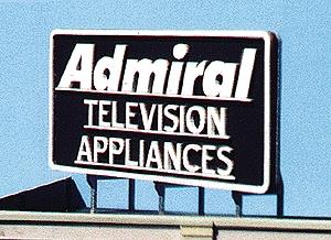 Blair Line Admiral TV Billboard – HO Scale – 2506– product image