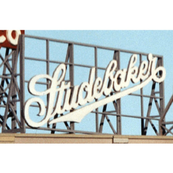 Blair Line Multi Scale Large Laser-Cut Wood Billboard Kit for HO, S and O Scales, Studebaker 4.2 x 2.25 Inches – 2513 — exact product reference