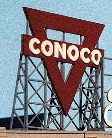 Blair Line 2515 Conoco Rooftop Sign - HO/S/O Scale - product image
