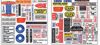Blair Line O Scale Main Street Storefront Signs 251