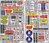 Blair Line 156 Railroad Stations & Depots Advertising Signs - HO Scale - view 2