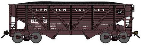 Bluford Shops 63155 Lehigh Valley War Emergency Hopper #15802, N Scale product image