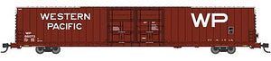 Bluford Shops 86680 Western Pacific 86-foot auto-parts boxcar #86073, N scale